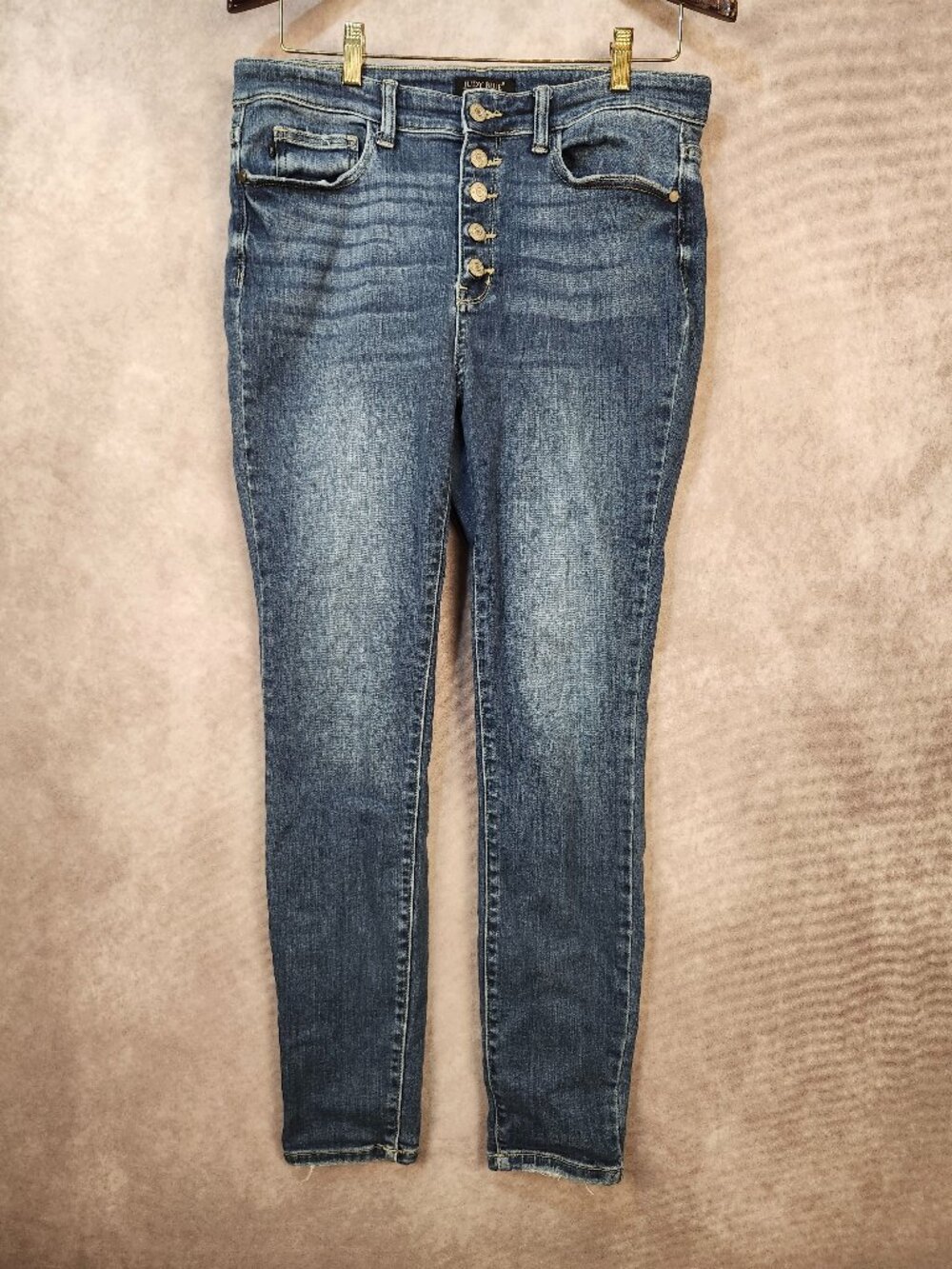 Judy Blue Button Fly Skinny Fit Jeans Size 13/31
